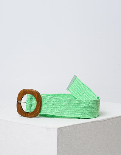 Εικόνα της Γυναικείες ζώνες με τετράγωνο τοκά Πράσινο