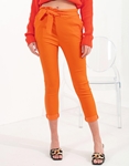 Εικόνα από Ελαστικό παντελόνι με ζώνη Πορτοκαλί