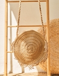 Εικόνα από Ψάθινο τσαντάκι στρογγυλό με κρόσσια Πούρο