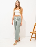 Εικόνα από Ριπ wide leg παντελόνα Πράσινο