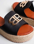 Εικόνα από Flatform με μεταλλική αγκράφα Μαύρο