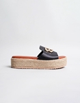 Εικόνα από Flatform με μεταλλική αγκράφα Μαύρο