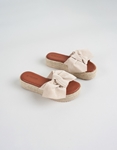 Εικόνα από Flatforms εσπαντρίγιες με φιόγκο στη φάσα Μπεζ