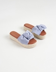 Εικόνα από Flatforms εσπαντρίγιες με φιόγκο στη φάσα Μπλε
