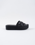 Εικόνα από Flatforms με εσπαντρίγια και φάσα με διπλό υλικό Μαύρο