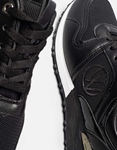 Εικόνα από Γυναικεία sneakers με χρυσή λεπτομέρεια Μαύρο
