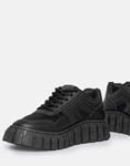 Εικόνα από Γυναικεία sneakers μονόχρωμα Μαύρο