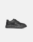 Εικόνα από Γυναικεία sneakers μονόχρωμα Μαύρο