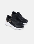 Εικόνα από Sneakers με διακοσμητικό φερμουάρ Μαύρο