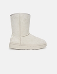 Εικόνα από Suede μποτάκια flat με γουνάκι εσωτερικά Γκρι