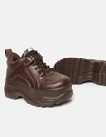 Εικόνα από Sneakers με διπλή chunky σόλα Καφέ
