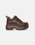 Εικόνα από Sneakers με διπλή chunky σόλα Καφέ