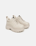 Εικόνα από Sneakers με διπλή chunky σόλα Μπεζ