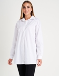 Εικόνα από Basic βαμβακερό πουκάμισο Λευκό