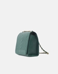 Εικόνα από Καπιτονέ τσάντα ώμου με αλυσίδα Πράσινο