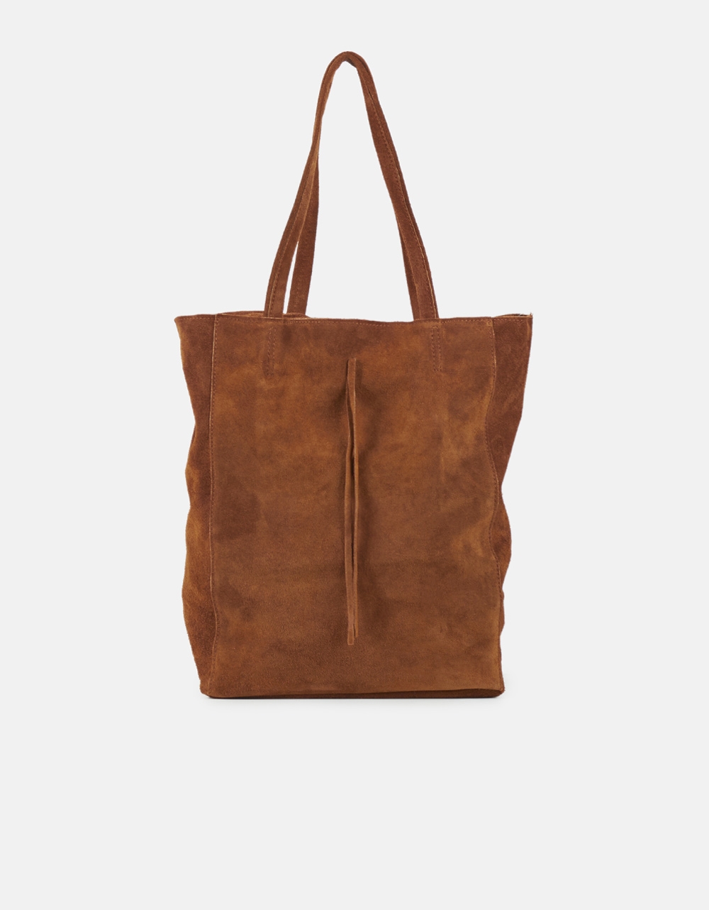 Εικόνα από Δερμάτινη τσάντα με διακοσμητικά κορδόνια Ταμπά