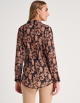 Εικόνα από Πουκάμισο με boho pattern και κρυφά κουμπιά Κάμελ