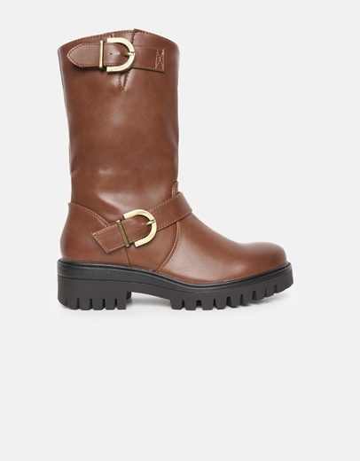 Εικόνα της Μποτάκια bikers με διακοσμητικά λουράκια Ταμπά