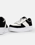 Εικόνα από Γυναικεία sneakers με διπλή σόλα Λευκό/Μαύρο