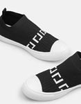 Εικόνα από Γυναικεία sneakers κάλτσα με μαλακή σόλα Μαύρο