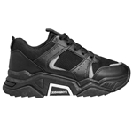 Εικόνα από Γυναικεία Chunky sneakers με κομμάτια υλικών Μαύρο