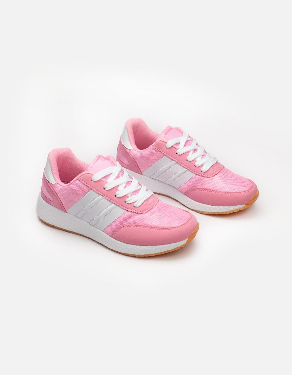 Εικόνα από Γυναικεία sneakers με πολύχρωμα σχέδια Ροζ