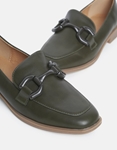 Εικόνα από Loafers με διακοσμητική αγκράφα Πράσινο