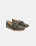 Εικόνα από Loafers με διακοσμητική αγκράφα Πράσινο