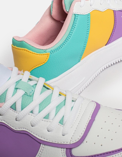 Εικόνα της Γυναικεία sneakers με ψηλή σόλα Multi