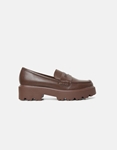Εικόνα από Loafers με διπλή τρακτερωτή σόλα Καφέ