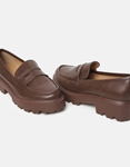 Εικόνα από Loafers με διπλή τρακτερωτή σόλα Καφέ