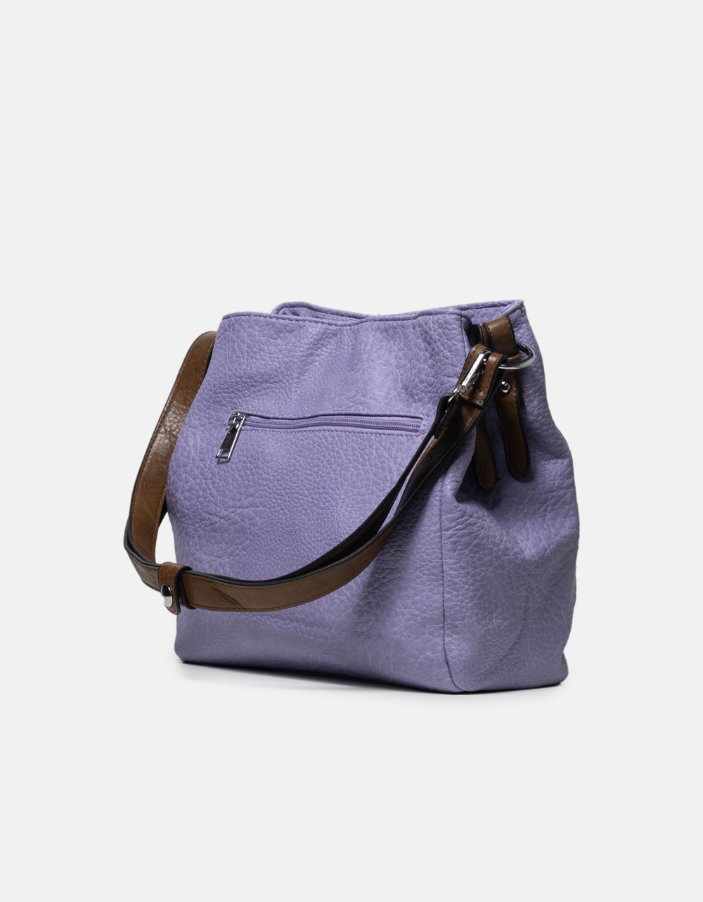 Εικόνα από Basic τσάντα ώμου με προσαρμοζόμενο λουρί Λιλά