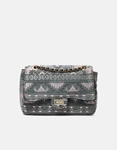 Εικόνα από Υφασμάτινη τσάντα ώμου με boho pattern Γκρι