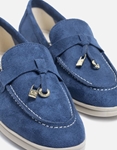 Εικόνα από Flat loafers με διακοσμητικά στοιχεία Μπλε