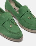 Εικόνα από Flat loafers με διακοσμητικά στοιχεία Πράσινο