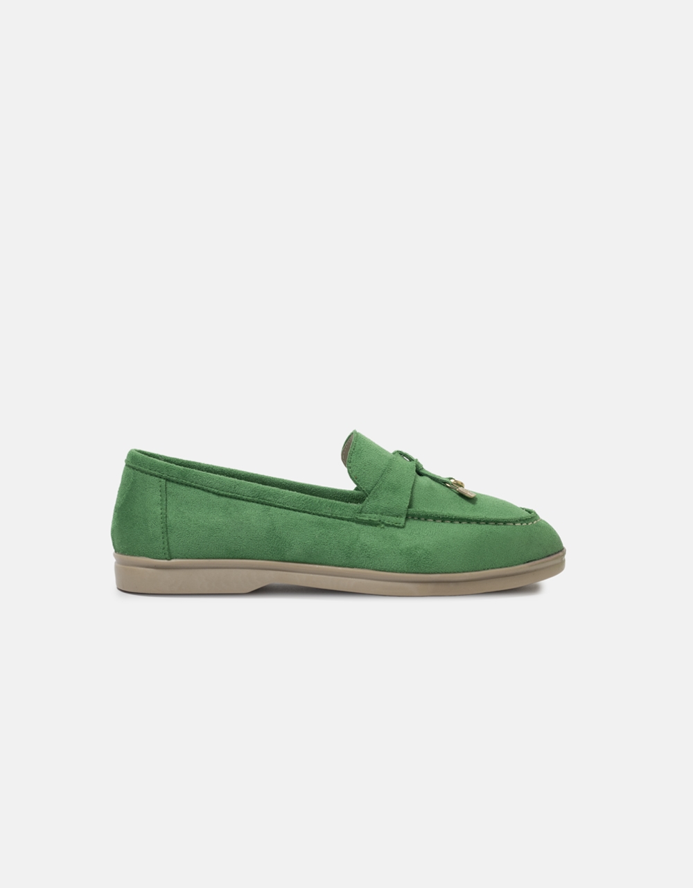 Εικόνα από Flat loafers με διακοσμητικά στοιχεία Πράσινο