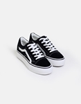 Εικόνα από Υφασμάτινα sneakers με λεπτομέρεια δερματίνης Μαύρο