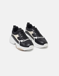Εικόνα από Sneakers με διπλή chinky σόλα και print Μαύρο
