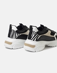Εικόνα από Sneakers με διπλή chinky σόλα και print Μαύρο