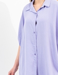 Εικόνα από Oversized πουκαμίσα Μωβ