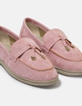 Εικόνα από Flat loafers με διακοσμητικά στοιχεία Ροζ