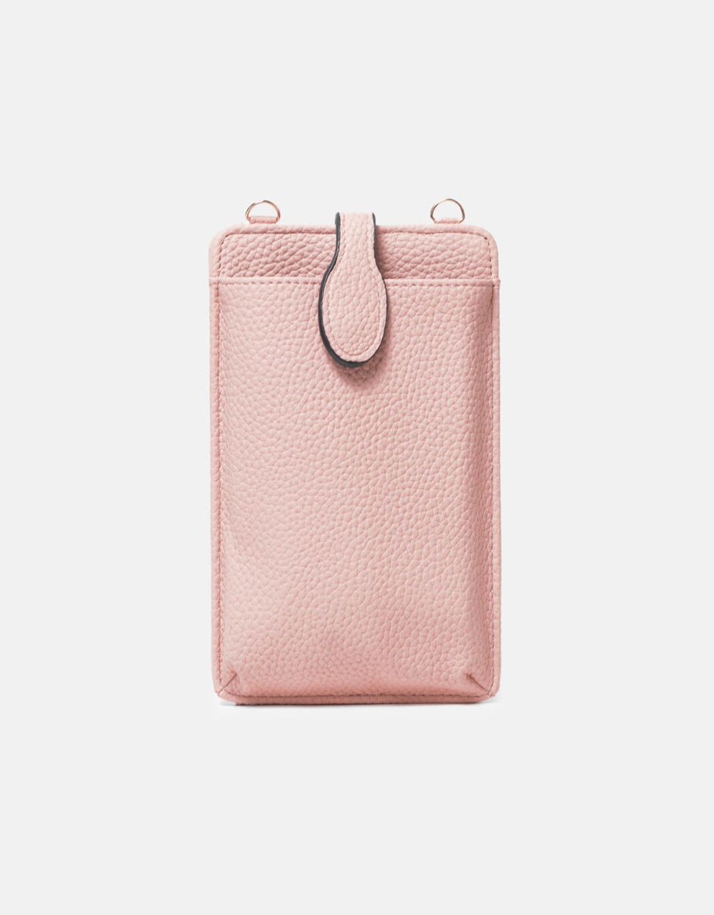 Εικόνα από Μονόχρωμο basic τσαντάκι κινητού πορτοφόλι Ροζ