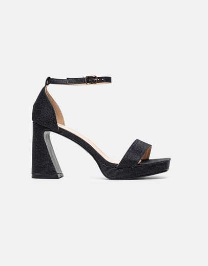 Εικόνα της Γυναικεία πέδιλα με μπαρέτα Μαύρο