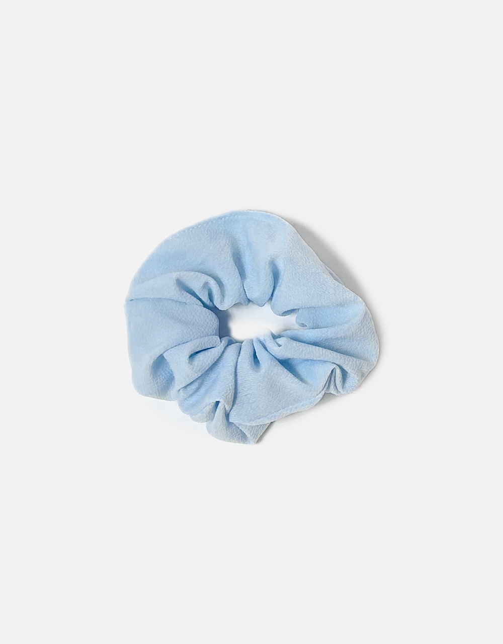 Εικόνα από Basic υφασμάτινα scrunchies μονόχρωμα Σιέλ