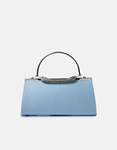 Εικόνα από Clutch υφασμάτινο με λεπτομέρεια από strass Σιέλ