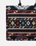 Εικόνα από Υφασμάτινη τσάντα χειρός σε boho ύφος Μαύρο