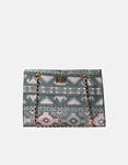 Εικόνα από Υφασμάτινη τσάντα χειρός με boho pattern Γκρι