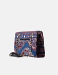 Εικόνα από Υφασμάτινη τσάντα χειρός με boho pattern Μπλε