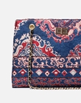 Εικόνα από Υφασμάτινη τσάντα χειρός με boho pattern Μπλε