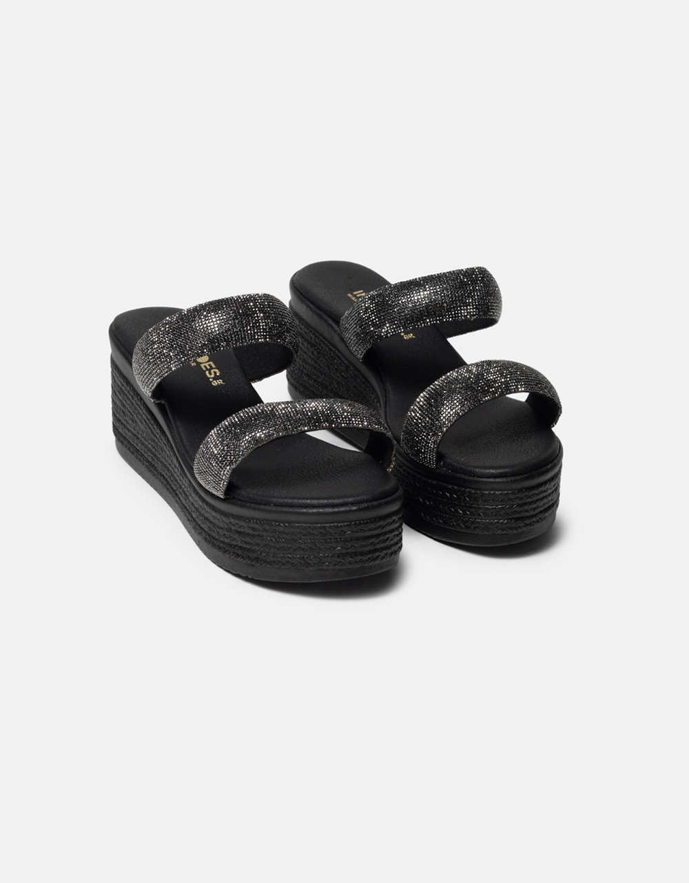 Εικόνα από Πλατφόρμες από γνήσιο δέρμα Ελληνικής κατασκευής Μαύρο